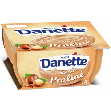 DANETTE SAVEUR PRALINE 4X100G