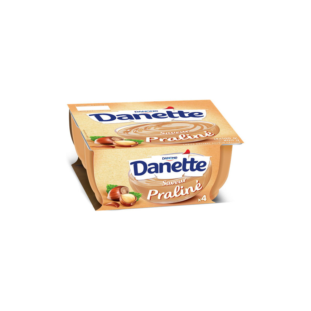 DANETTE SAVEUR PRALINE 4X100G - Drive Z'eclerc