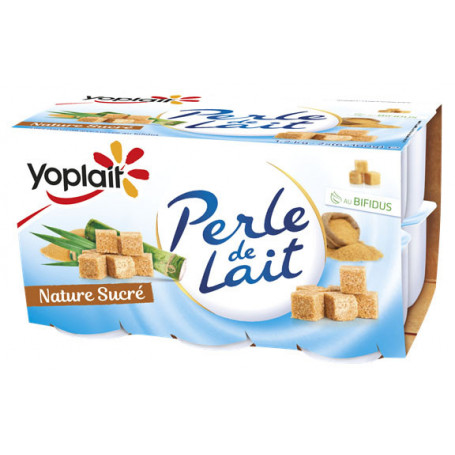 YAOURTS PERLE DE LAIT NATURE 12 X 100 - Drive Z'eclerc