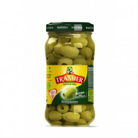 Olives vertes dénoyautées Tramier 160 g