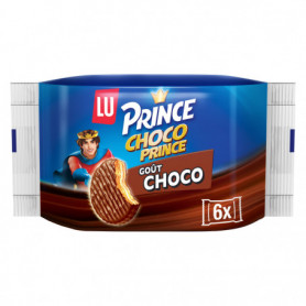 BISCUITS CHOCOLAT X6 CHOCO PRINCE LU 171GRS
