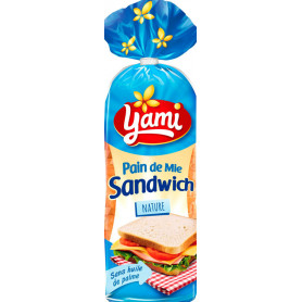 Pain de mie sandwich tranché YAMI 420G