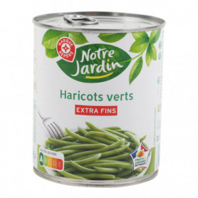 HARICOTS VERTS EXTRA-FINS NOTRE JARDIN 440GRS