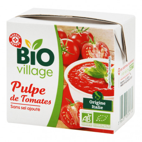 Pulpe de tomate BIO VILLAGE 500g