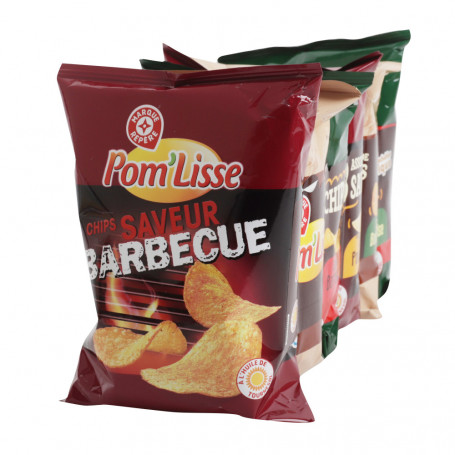 CHIPS AROMATISEE POMLISSE 6X30 GRS