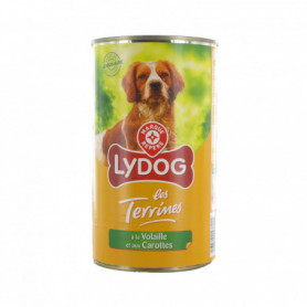 Boîte chiens Lydog terrines Volaille carotte - 1240g