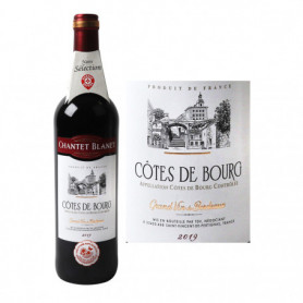 Vin rouge Chantet Blanet Côtes de Bourg AOC - 75cl