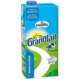 LAIT 1/2ECREME - CANDIA GRANDLAIT 1L