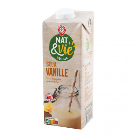 Boisson au soja Nat  Vie Vanille - 1L