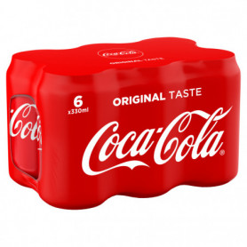 Canettes Coca Cola - 6x33cl