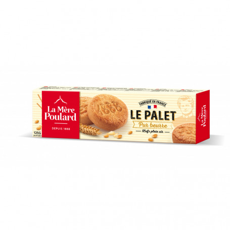 Palets Pur Beurre  2 sachets de 4 biscuits La Mère Poulard 125Grs