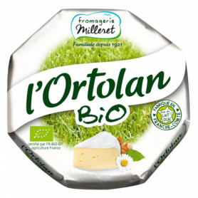 Fromage l'Ortolan Bio Fromagerie Milleret - 250g