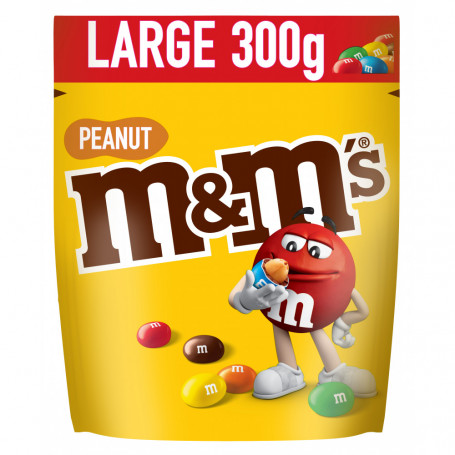 Cacahuètes enrobées de chocolat au lait M&M's Peanut 105g - Kreyolida