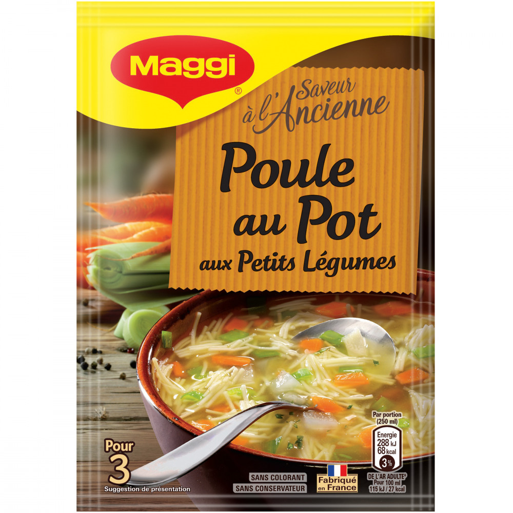 Poule au Pot aux petits légumes Saveur à l'Ancienne MAGGI 58grs - Drive  Z'eclerc