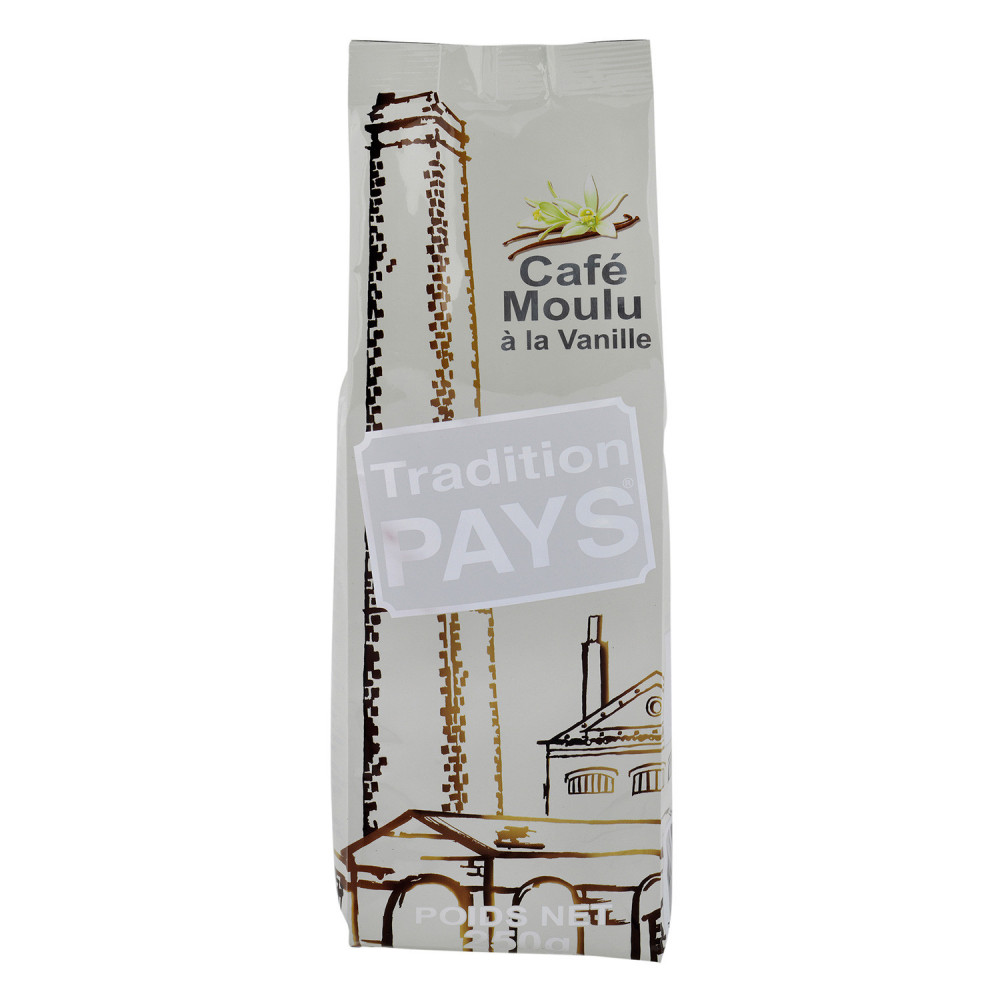 CAFE MOULU A LA VANILLE TRADITION PAYS 250 GRS - Drive Z'eclerc