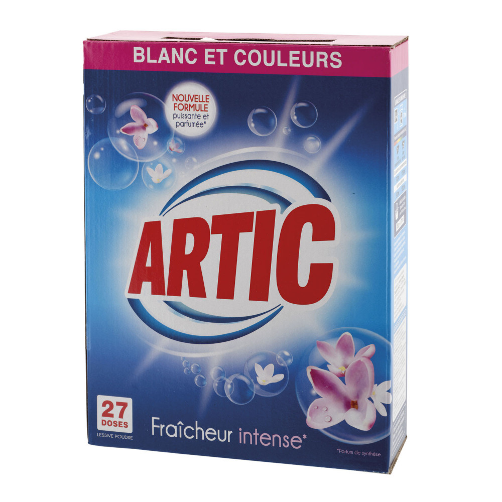 Lessive Poudre Artic 2kg 27 Doses Drive Z Eclerc