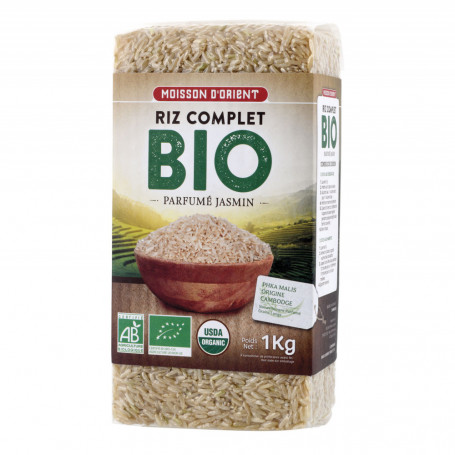 Riz Brun bio MOISSON D'ORIENT 1kg