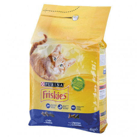 CROQUETTES CHAT COLIN/LEGUMES - FRISKIES - 4KG