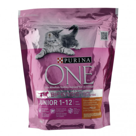 Croquettes chaton Purina One Junior - Poulet/Céréales - 450g