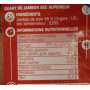 Quart de jambon sec entier - Saint Azay - 800 g