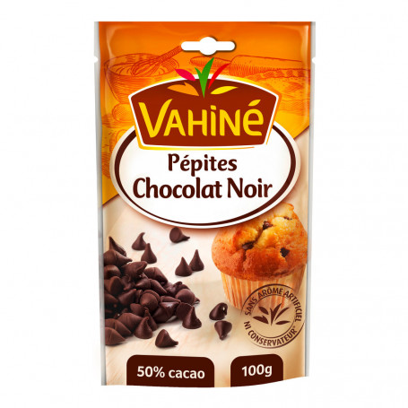 Pepites Chocolat Noir Pour Desserts Gateaux Vahine 100grs Drive Z Eclerc