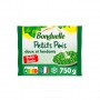 Petits pois doux et fondants Précuits vapeur Bonduelle 750G