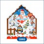 KINDER CALENDRIER DE L AVENT CHALET 184G