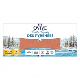 TRUITE FUME DES PYRENEES 8 TRANCHES MINIMUM 240g