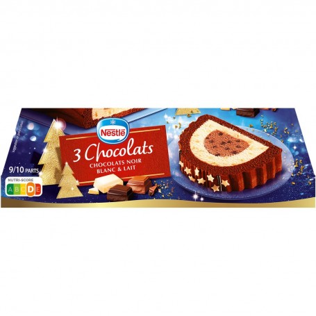 Bûche Nestlé 3 Chocolats