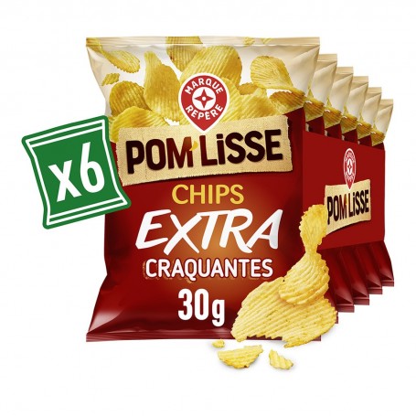 CHIPS ONDULEES NATURE 6X30G(1045940)
