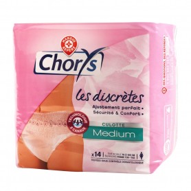 CULOTTE ABSOR PLUS MEDIUM SILH X14(1054955)