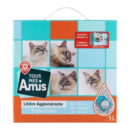 LITIERE PURETE AGGLOMERANTE 5L