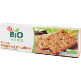 Biscuits chocolat et quinoa BIO VILLAGE 160g