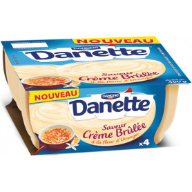 DANETTE CREME BRULEE 4X100G