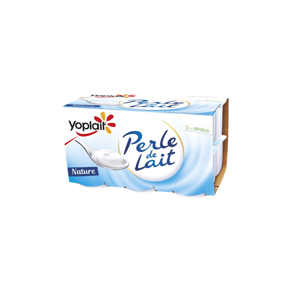 YAOURTS PERLE DE LAIT NATURE 12 X 100 - Drive Z'eclerc