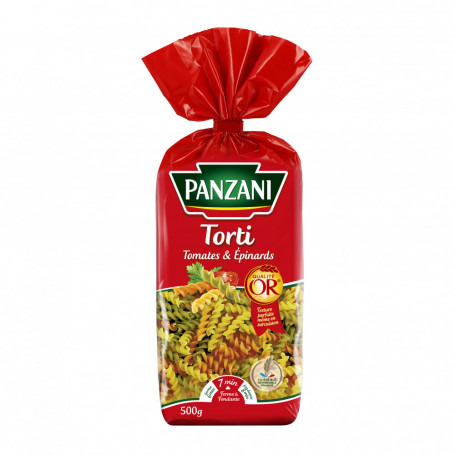 TORTI TOMATES  EPINARDS PANZANI 500G