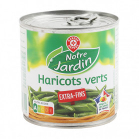 HARICOTS VERTS EXTRA-FINS NOTRE JARDIN 220GRS