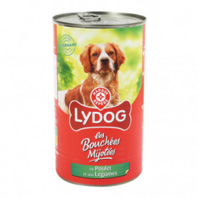 BOUCHEES MIJOTEES POUR CHIENS POULET/LEGUMES - LYDOG - 1200G