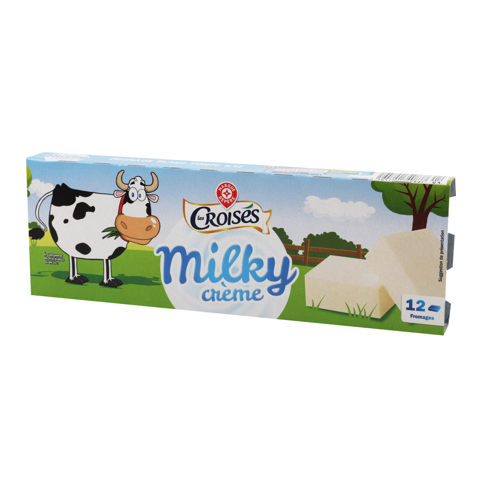 Fromage Blanc Fondu A La Creme 31 4 Mat Gr 12 Portions Drive Z Eclerc