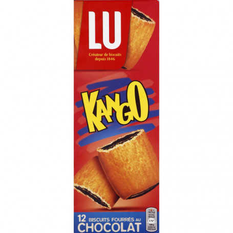 Bsicuits ChocolatX12 Kango LU 225Grs