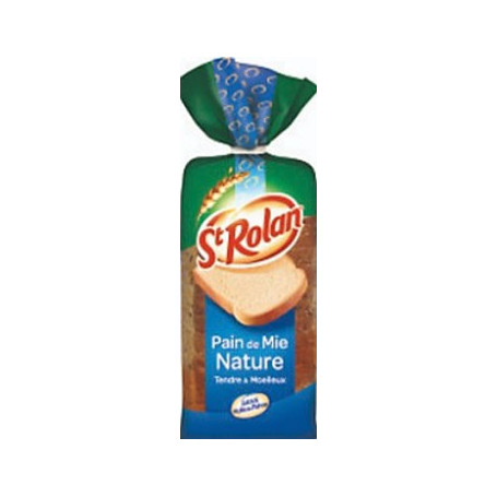 Pain de mie tranché nature St Rolan 350G