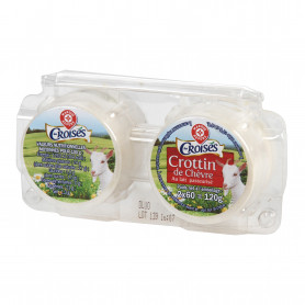 CROTTIN CHEVRE X2 CROISE 120G 