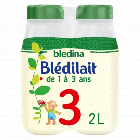 BLEDILAIT CROISSANCE 3 Nature BLEDINA 4 X 500ML - Drive Z'eclerc