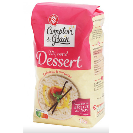 RIZ ROND DESSERT COMPTOIR 1KG - Drive Z'eclerc