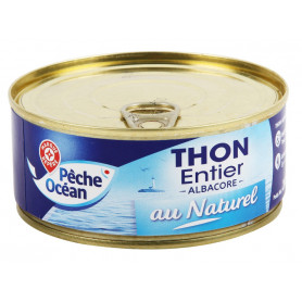 THON ENTIER ALBACORE AU NATUREL- PECHE OCEAN- 186GR