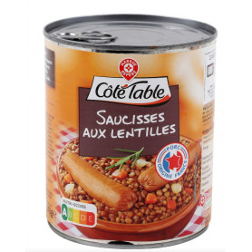 SAUC LENTILLES- COTE TABLE 840GR