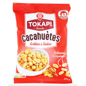 CACAHUETES GRILLES ET SALES TOKAPI 250GR