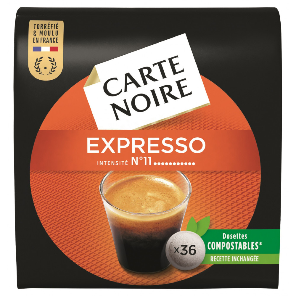 Carte Noire 36 Dosettes Souples Expresso N11 250g Drive Z Eclerc Carte Noire 36 Dosettes Souples Expresso N11 250g Drive Z Eclerc