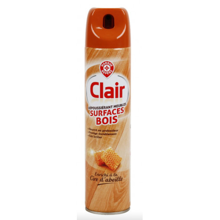 DÉPOUSSIÉRANT MEUBLE À LA CIRE - CLAIR - 300ML - Drive Z'eclerc