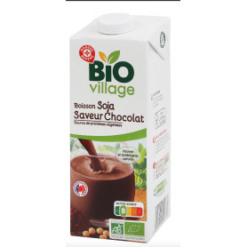 BOISSON AU SOJA SAVEUR CHOCOLAT BIO - BIO VILLAGE - 1L